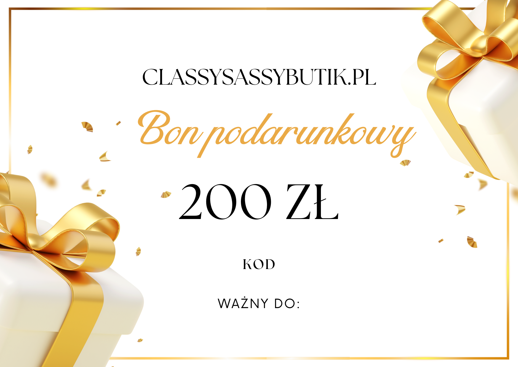 Karta Podarunkowa 200 Zł