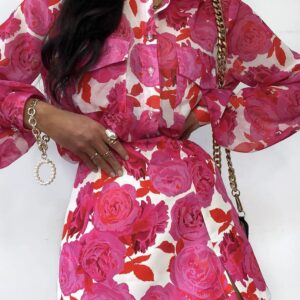 Spódnico-Spodenki Kwiaty Różowe La Milla