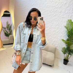 Koszula Jesnsowa Niebieska La Milla