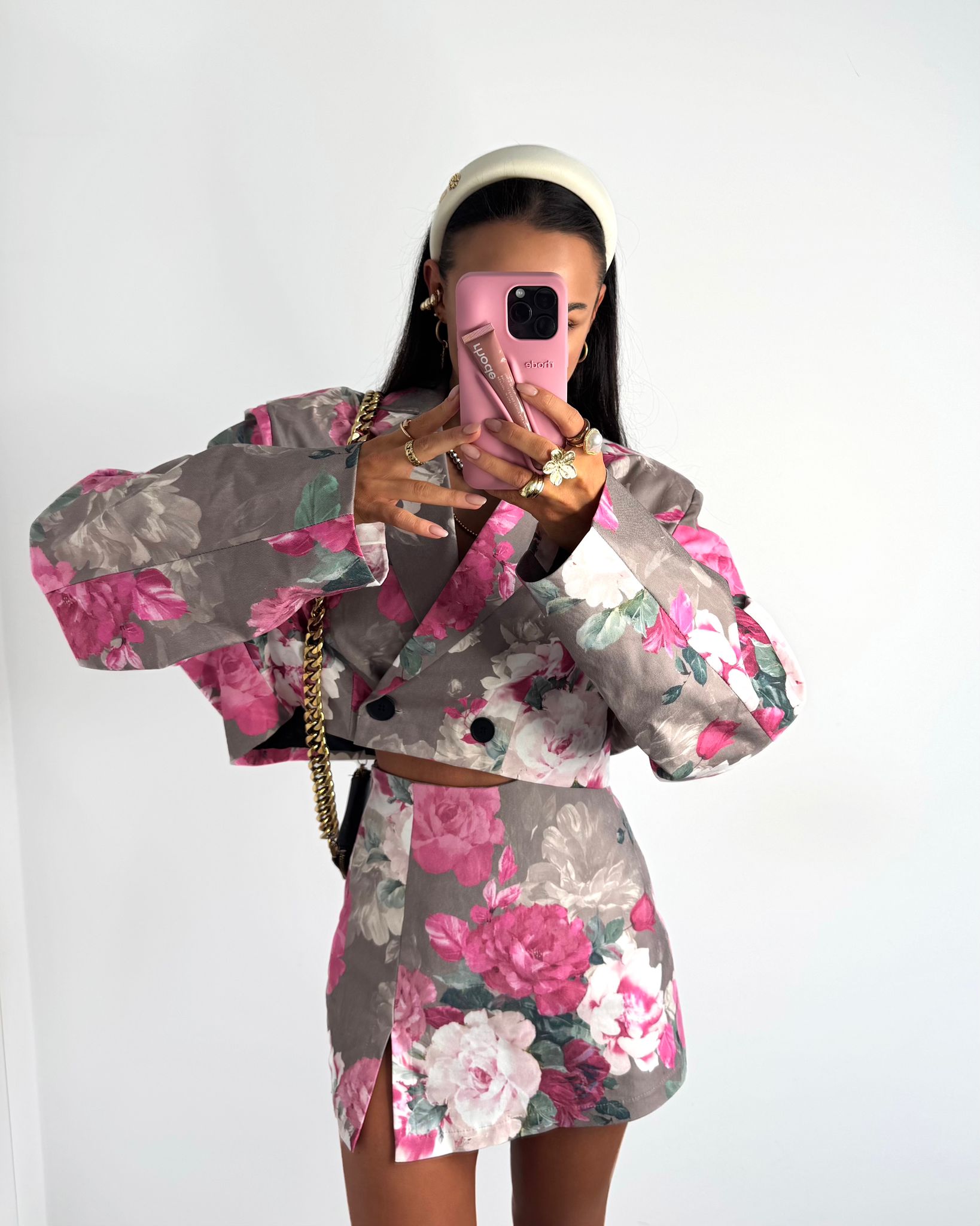 Krótka Marynarka La Milla Kwiaty