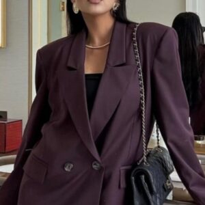 Marynarka Nina Burgundowa La Milla