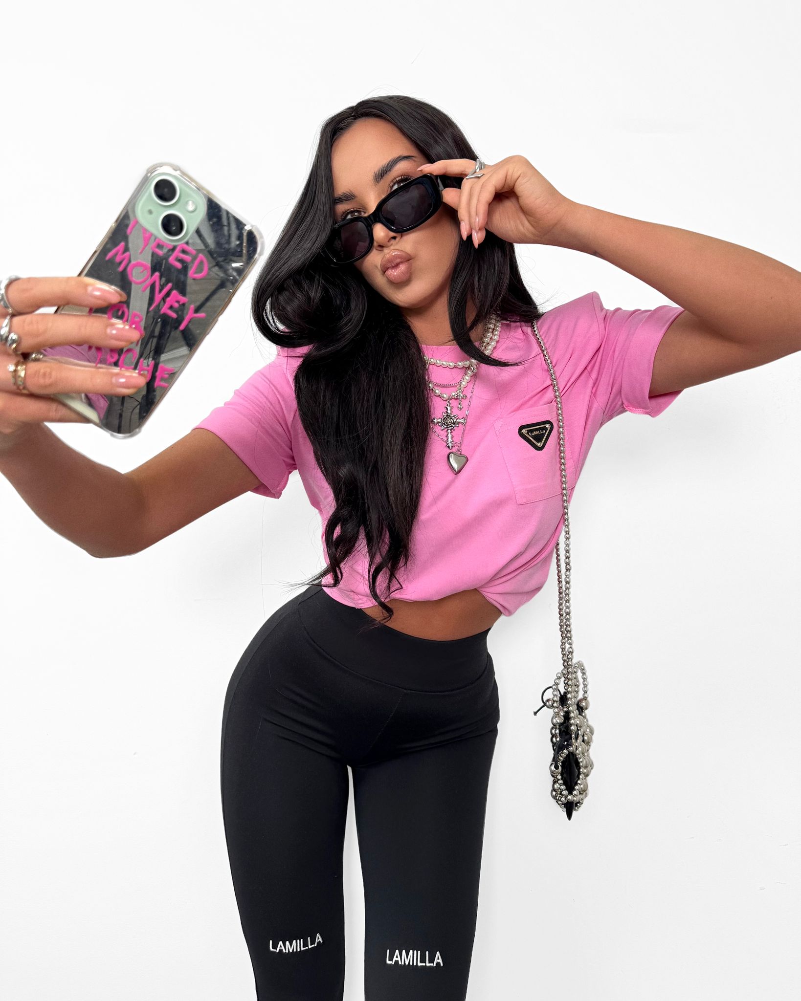 Tshirt z Kiesznką La Milla Różowa