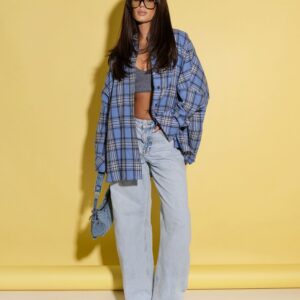 Koszula w Niebieską Kratę Nina