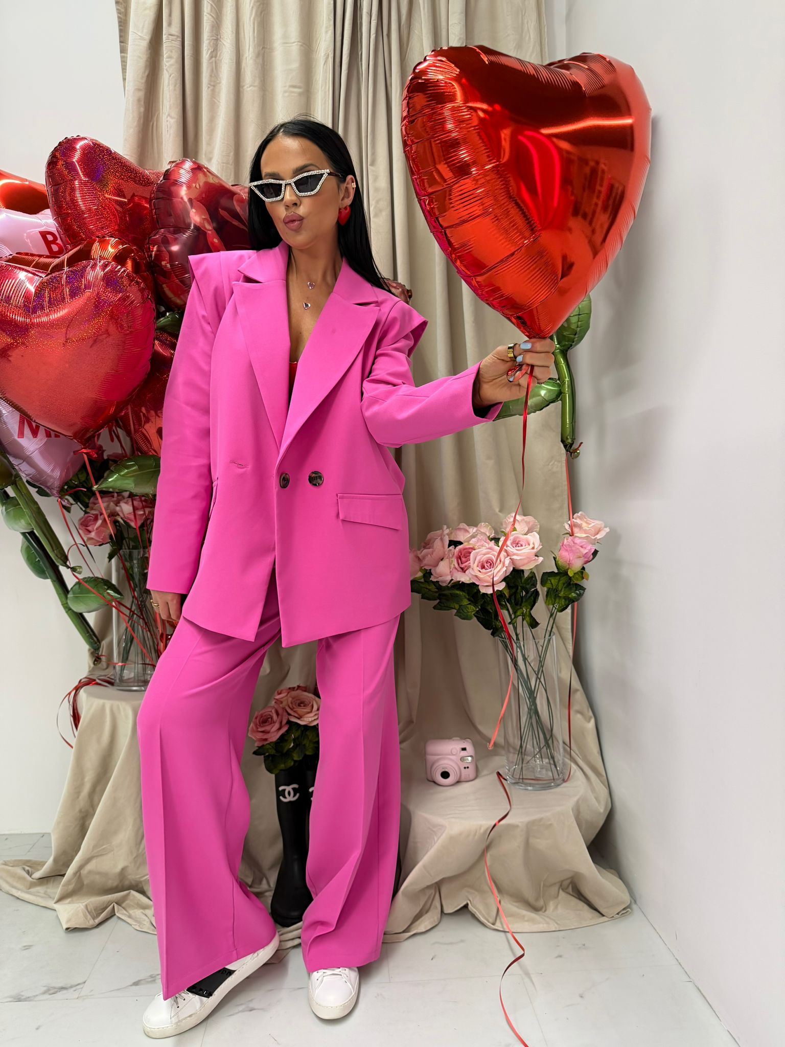 Marynarka Wigilia Różowa La Milla