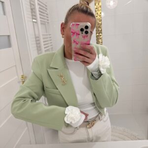 Marynarka Bomberka Matcha