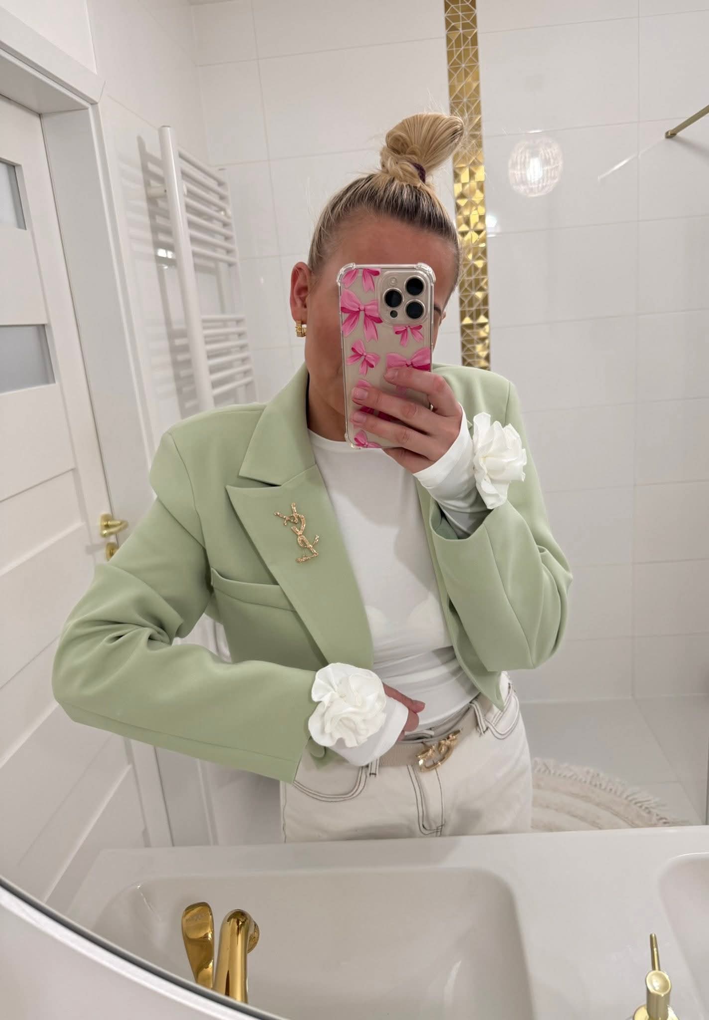 Marynarka Bomberka Matcha