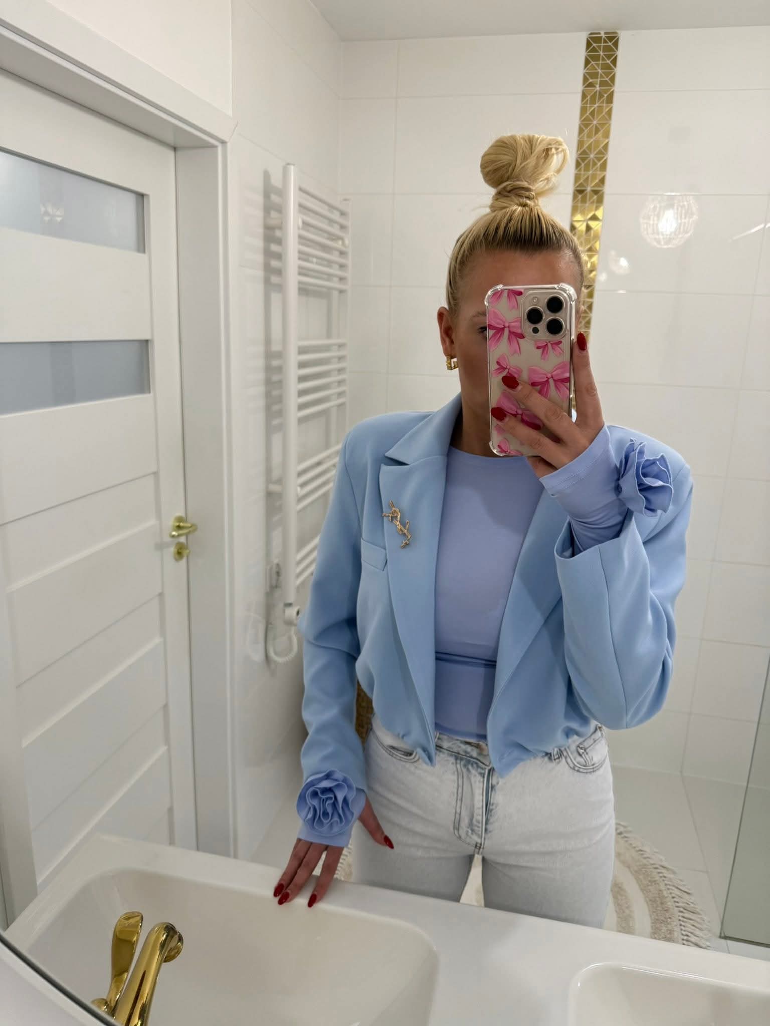 Marynarka Bomberka Błękitna