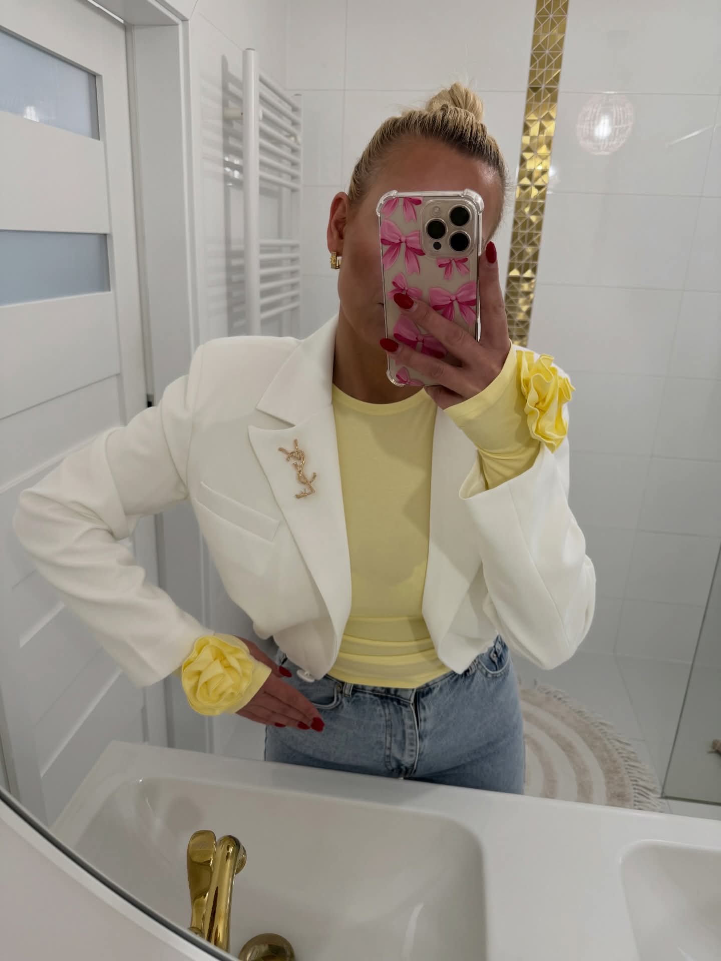 Marynarka Bomber Ecru