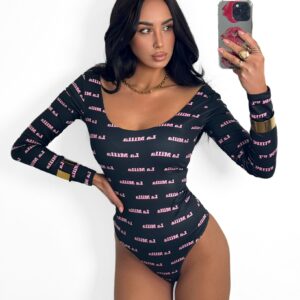 Body Logo La Milla Czarne z Różem