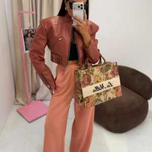 Torebka Shopperka La Milla Czarny Napis