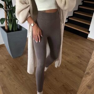 Bezszwowe Legginsy Kaszmirowe Fango
