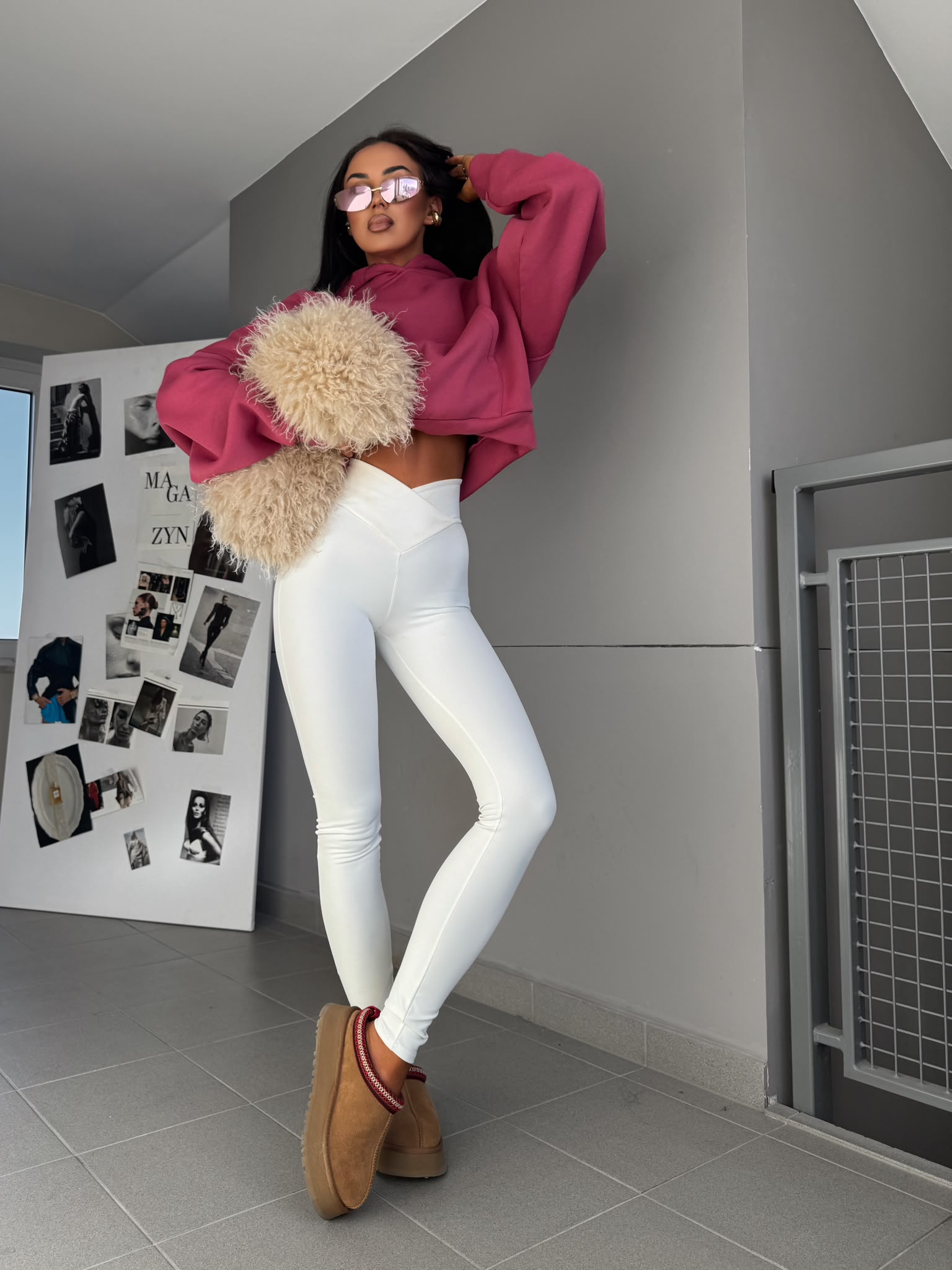 Legginsy Białe V La Milla Legginsy Białe V La Milla